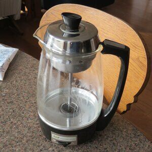 Proctor Silex Glass percolator coffee pot